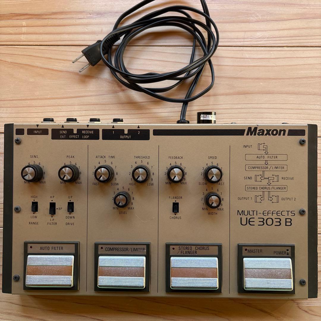 MAXON UE 303 B アナログマルチエフェクツ　80年代　完動品
