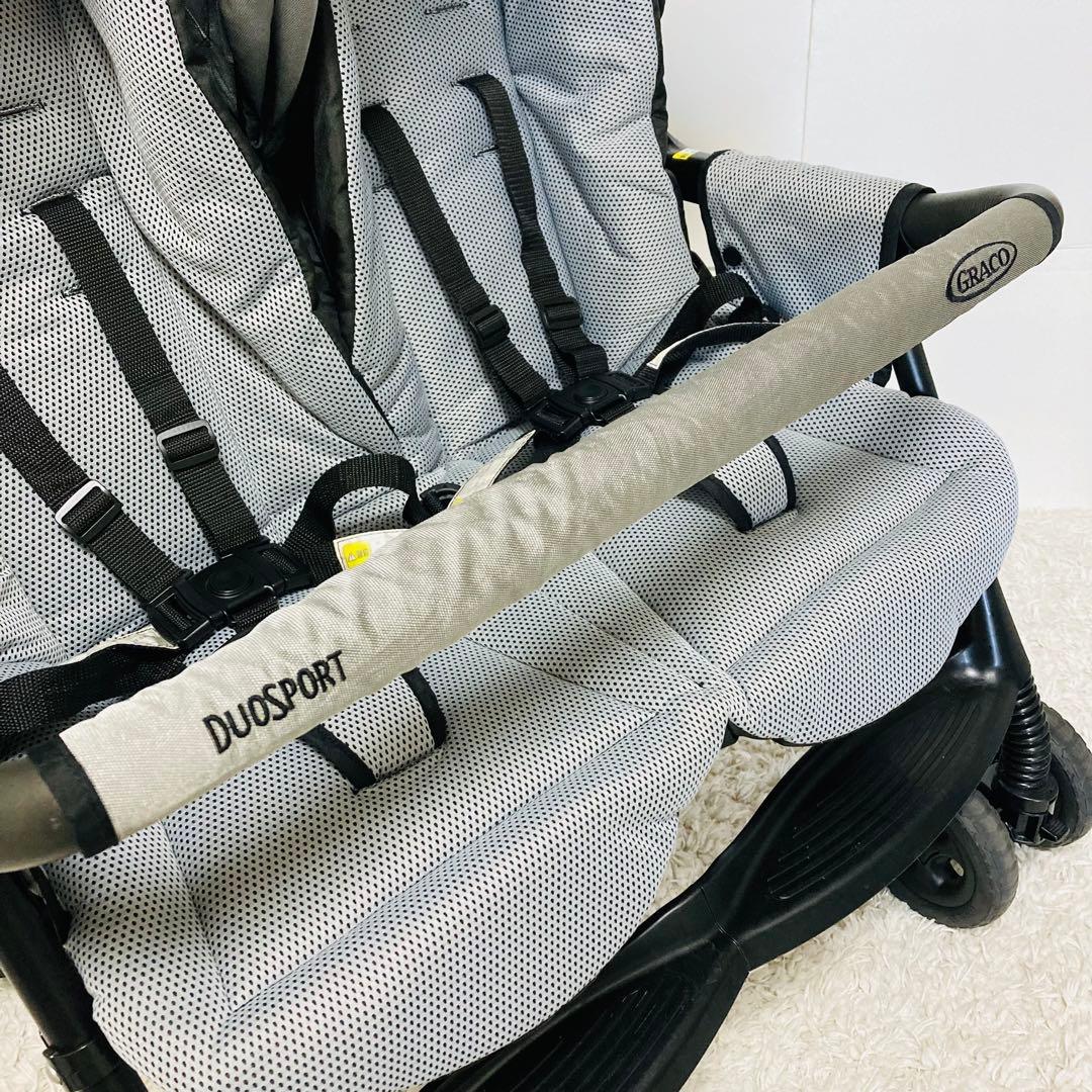 【美品】【おまけ付き】グレコ　2人乗りベビーカー　デュオスポーツ　双子　年子