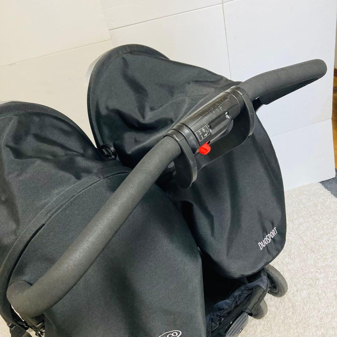【美品】【おまけ付き】グレコ　2人乗りベビーカー　デュオスポーツ　双子　年子