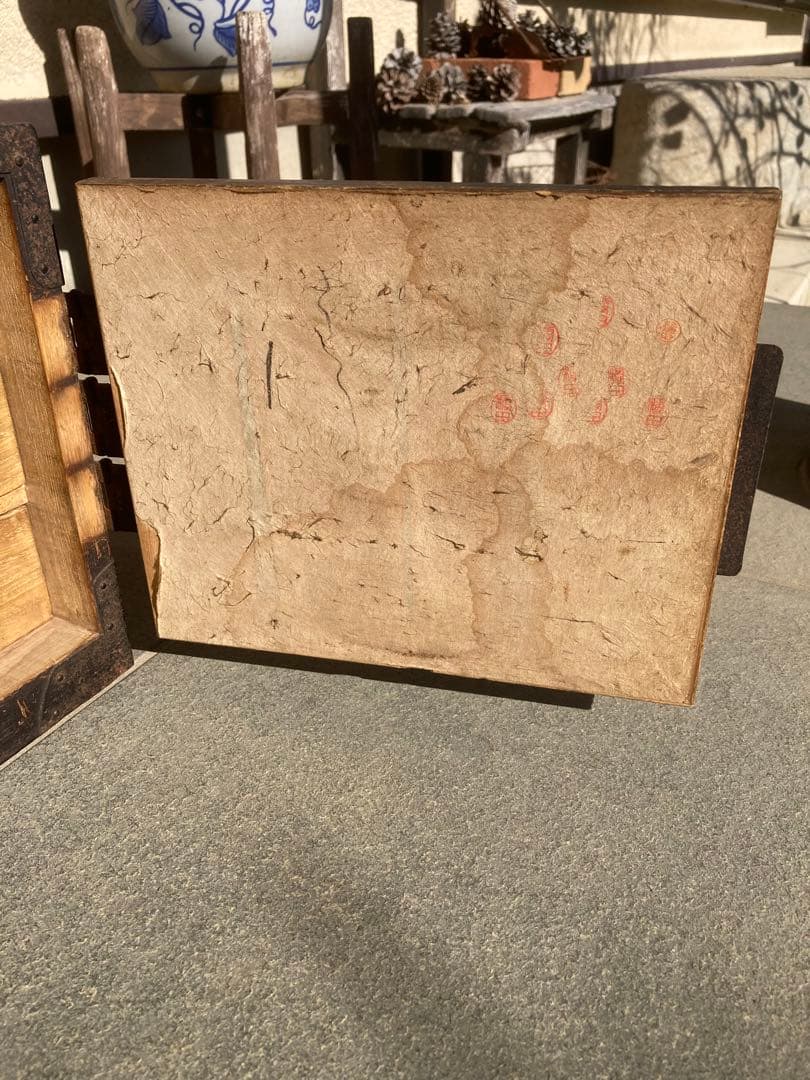 船箪笥　骨董品 古家具 木製箪笥 薬箱 薬箪笥 アンティーク【鍵付き】