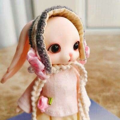 新品  限定  可愛いうさぎ 球体関節BJD人形 樹脂粘土 創作人形95