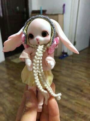 新品  限定  可愛いうさぎ 球体関節BJD人形 樹脂粘土 創作人形95