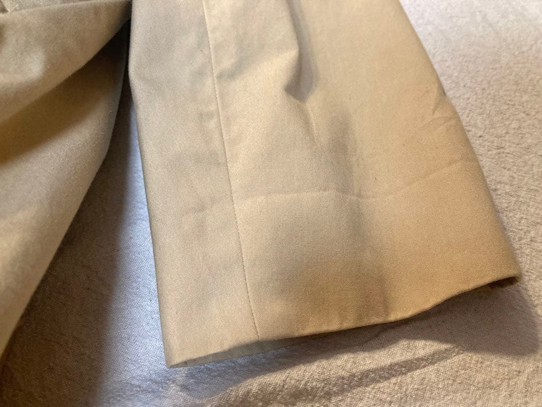 YAECA ステンカラーコート　カーキ　M