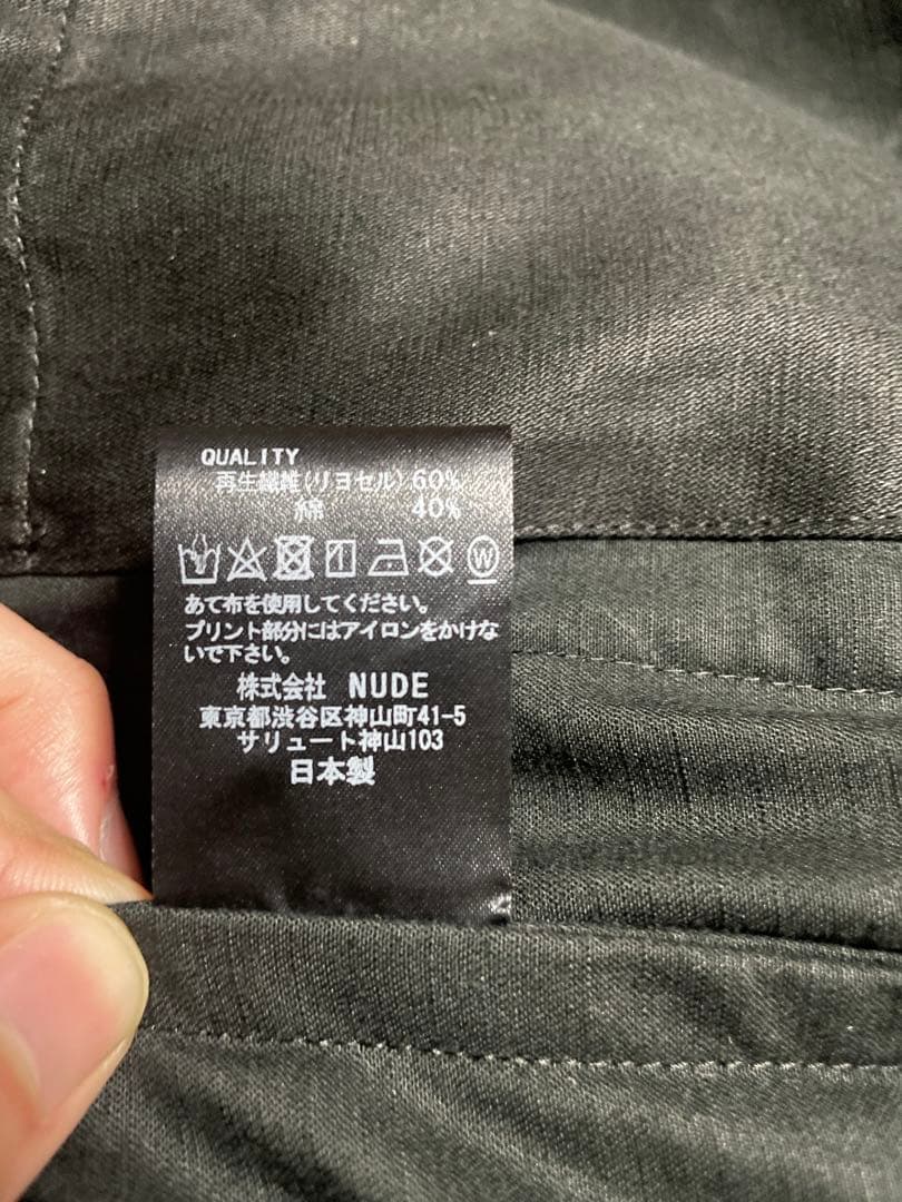 nude:masahiko maruyamaロングコート 手のデザイン