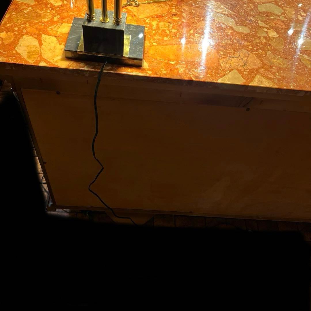 ラルフローレン・ブティック什器イタリア製ロココ貝殻花柄キャビネット　50年前