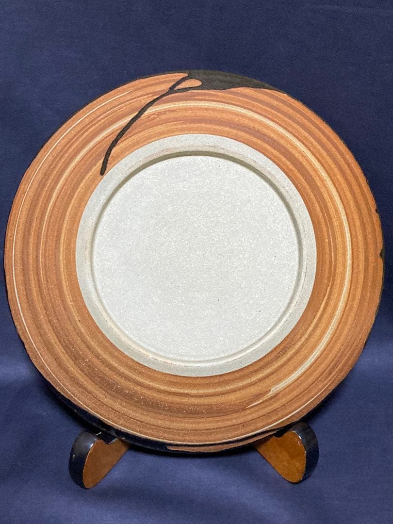 牛ノ戸焼 尺皿　民藝　民芸　鳥取