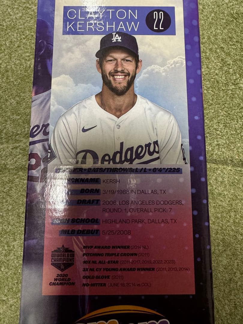 ドジャース カーショウ ボブルヘッド