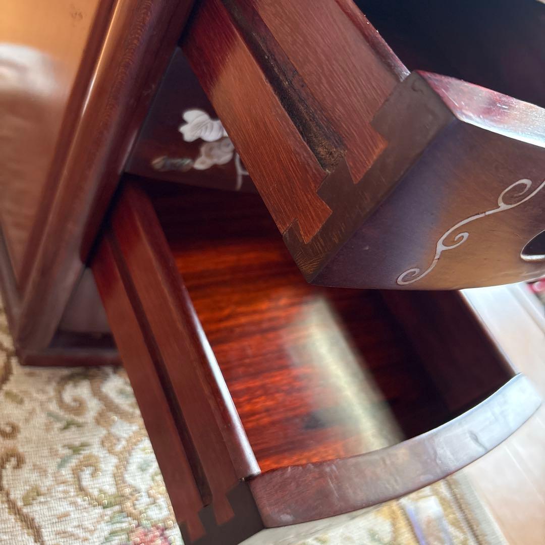 高級木製❣️花梨❣️四段引き出し 箪笥