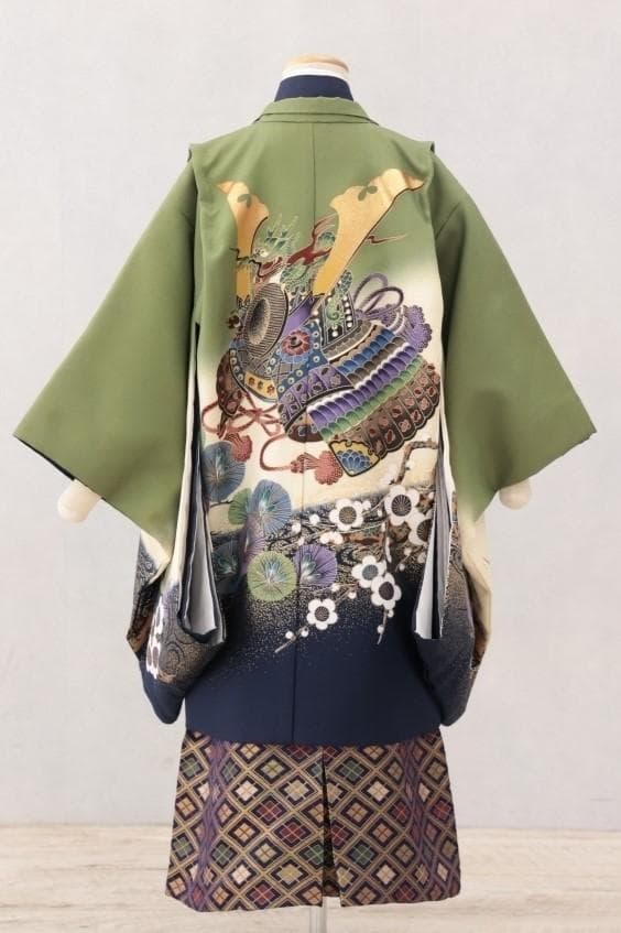 ＜夏の大セール＞5歳七五三セット(緑)