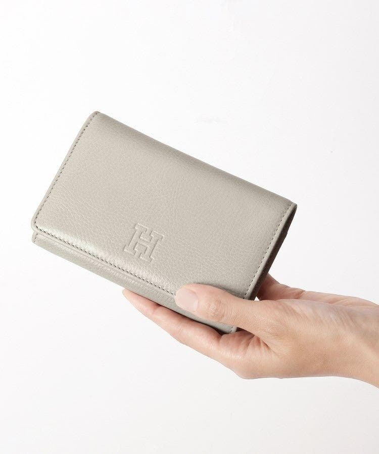 新品♥【センプレ】二つ折り財布カンパリレザーウォレット本革ヒロフHIROFU