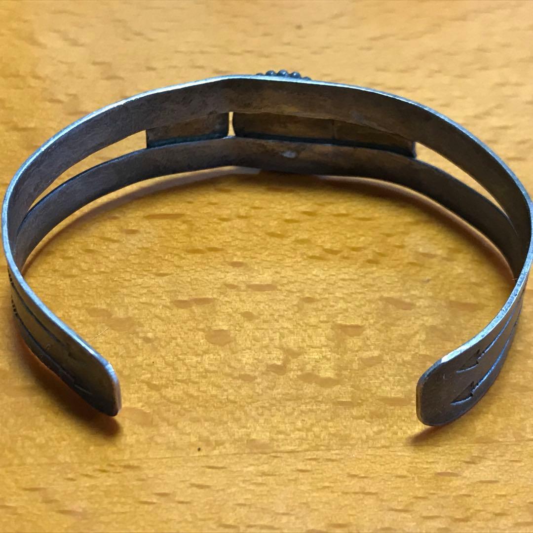 1940s ビンテージ　インディアンジュエリー　ナバホ　バングル　ブレスレット