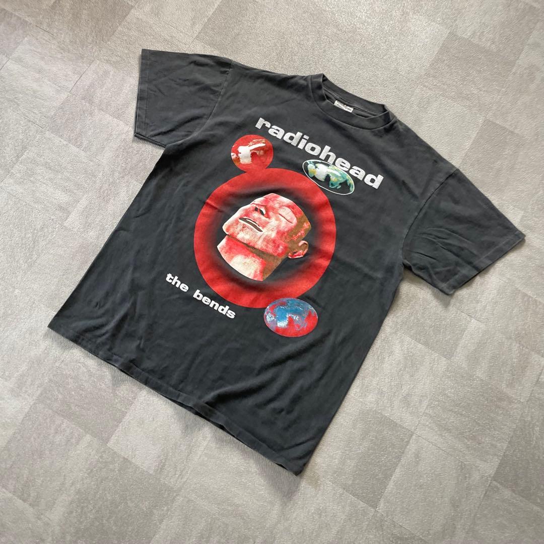 トップス radio head the beneds S/S band tee fade