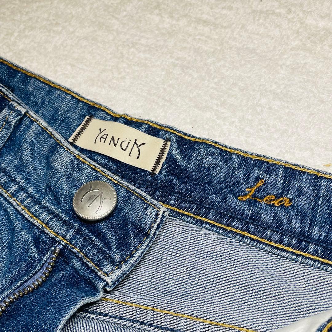 美品 YANUK ヤヌーク ボーイズストレートデニムパンツ レア w25