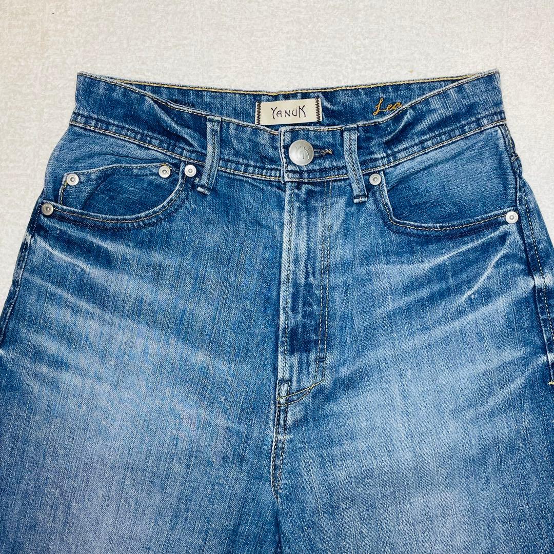 美品 YANUK ヤヌーク ボーイズストレートデニムパンツ レア w25