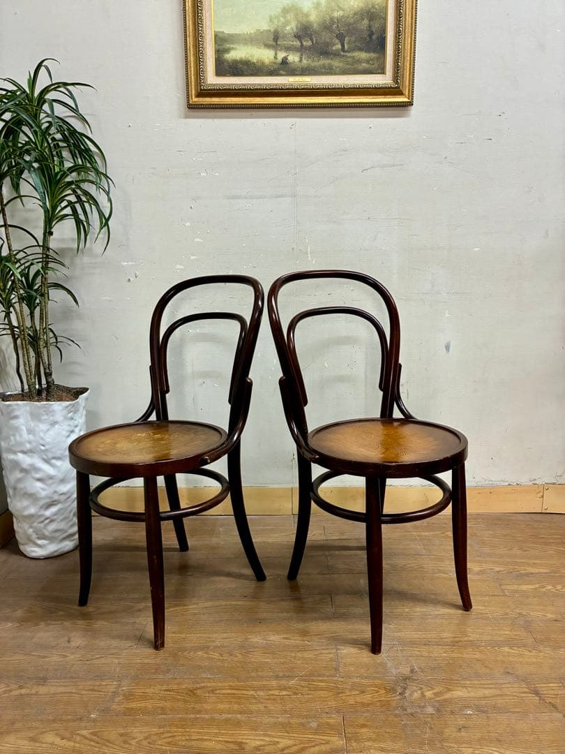 管450☆秋田木工☆ ヴィンテージ☆ベントウッドチェア☆曲木椅子