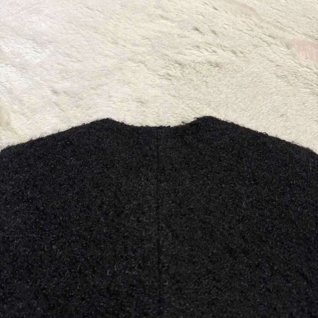 【未使用級】MARNIマルニ プードルモヘア ノーカラーコート