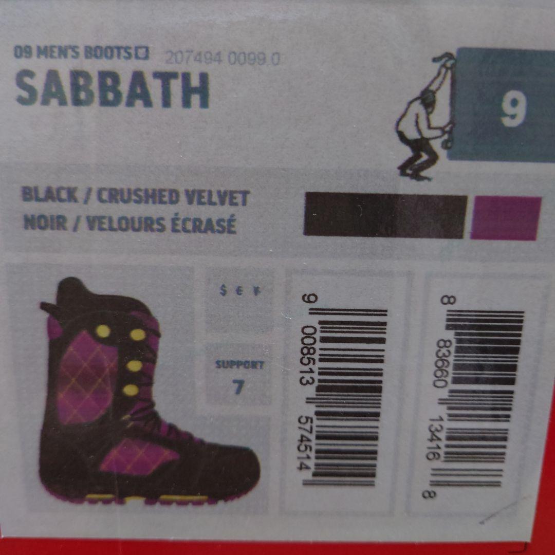 V*M様 新品未使用Burton Sabbath スノーボードブーツ 9サイズ