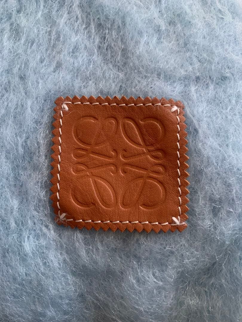 【美品】LOEWE ロエベ モヘア ウール マフラー