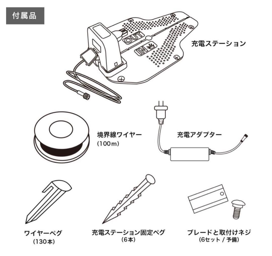 HAIGE（ハイガー）ロボット芝刈機 カルン HG-RMA302 イエロー