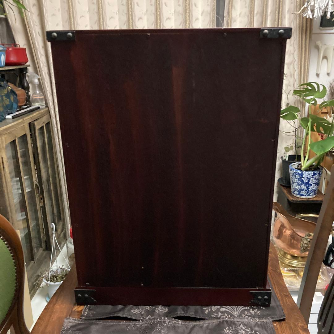 アンティークスタイル ガラスキャビネット