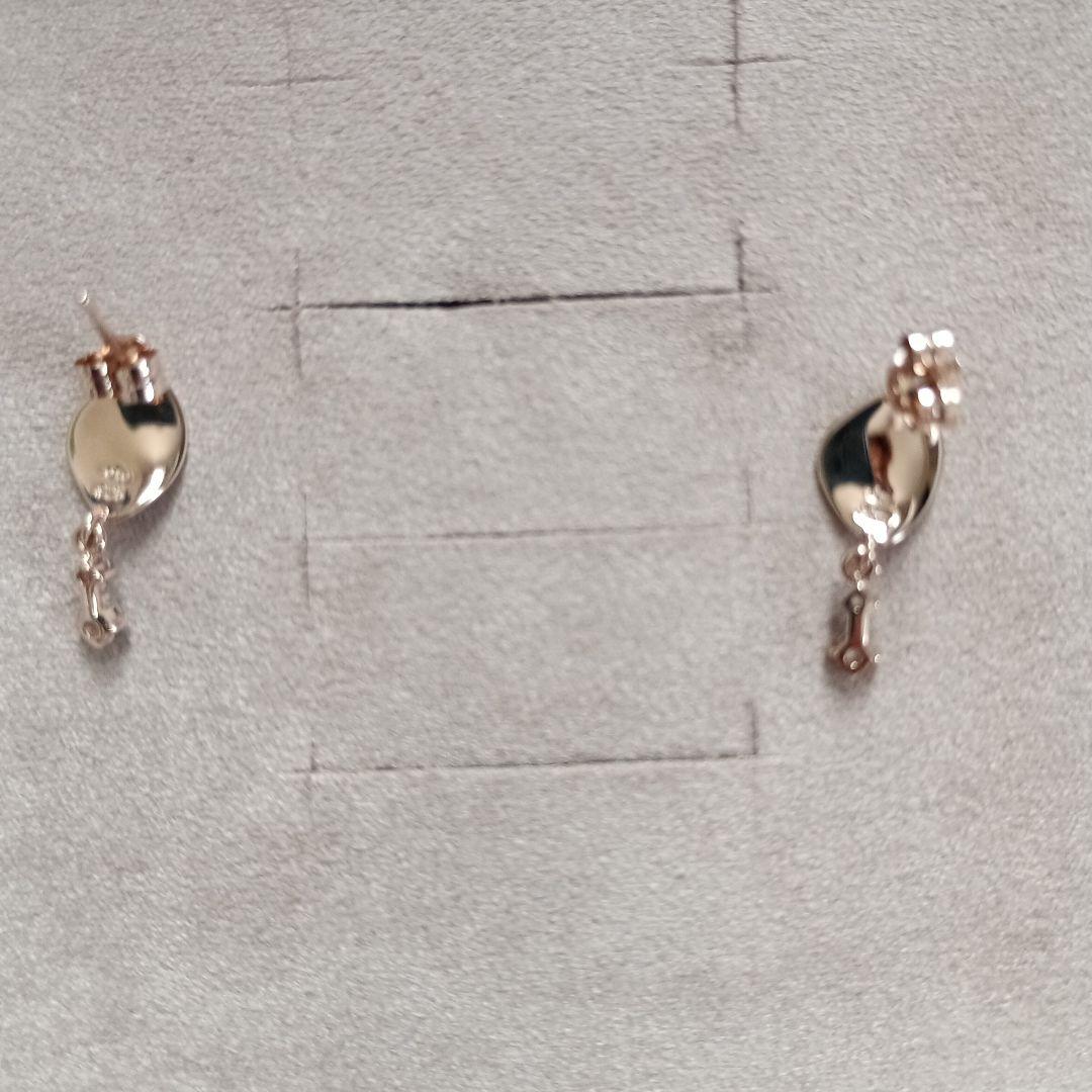 ete ビジューピアスピンクゴールド 新品未使用