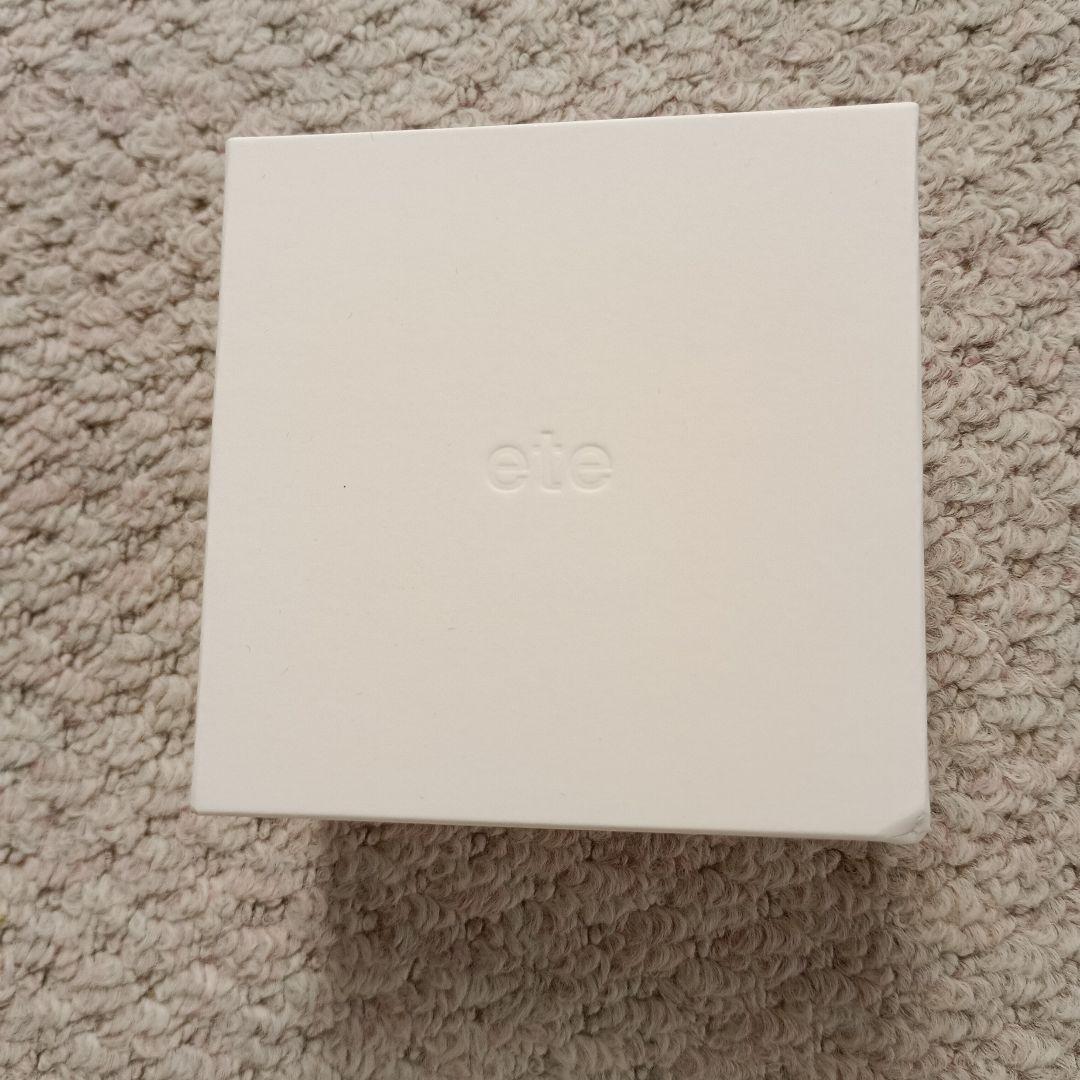 ete ビジューピアスピンクゴールド 新品未使用