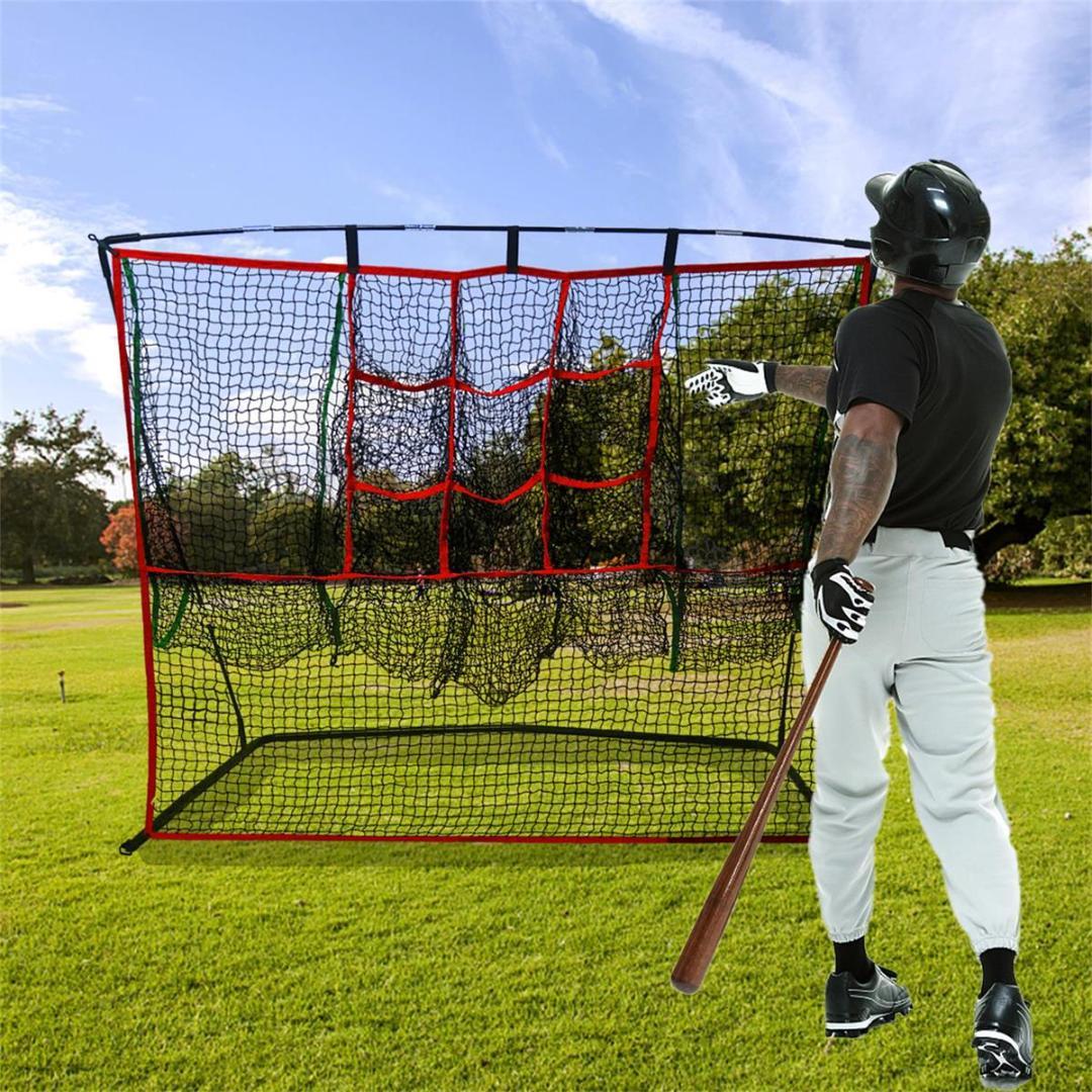 野球ネット集球ネット付き　折りたたみ式　ストライクアウト