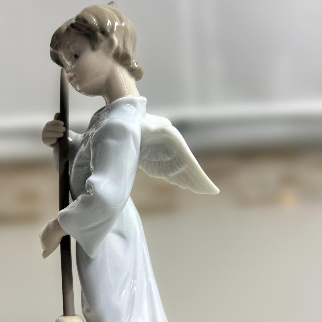 絶版/極美品】LLADRO/リヤドロ 5726 可愛い天使 「雲を払う」