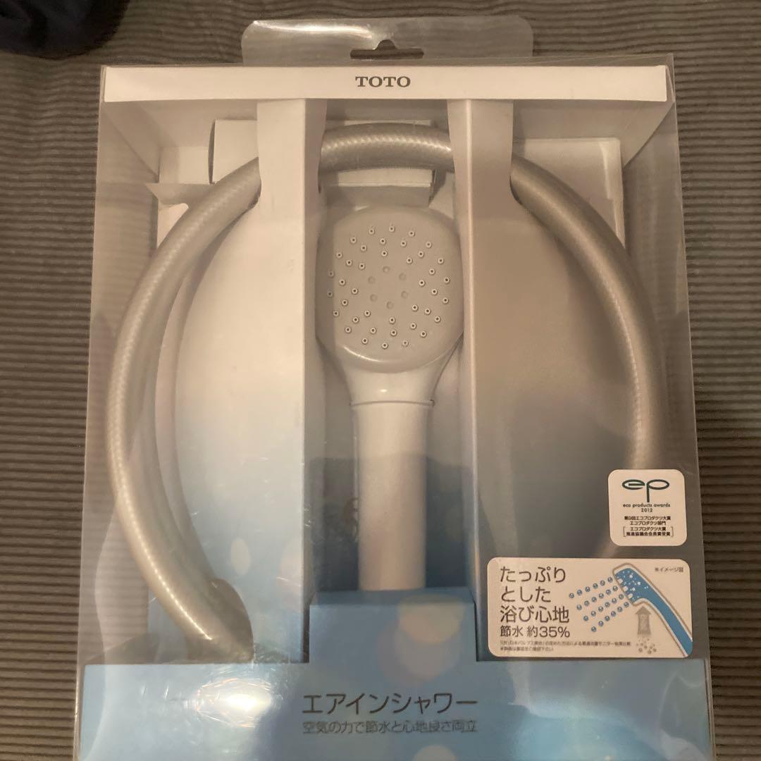 TOTO エアインシャワーヘッド+1.6MホースセットTHYC48H