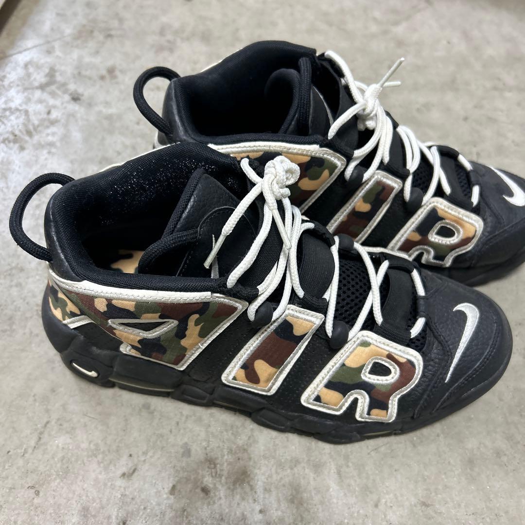 MORE UPTEMPO \"BLACK CAMO\" 27cm 海外限定