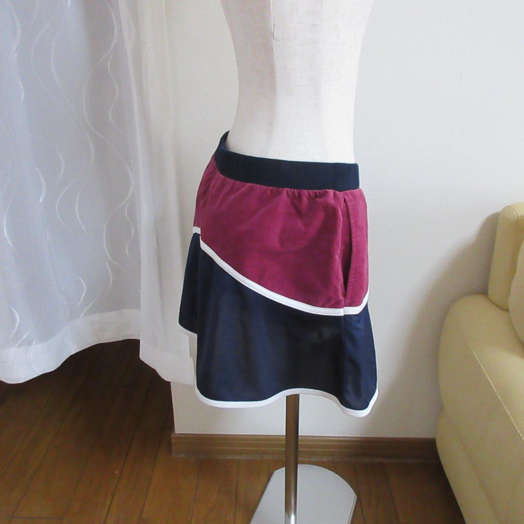 美品　FILA テニスウェアセット ネイビー/ワイン　XLサイズ