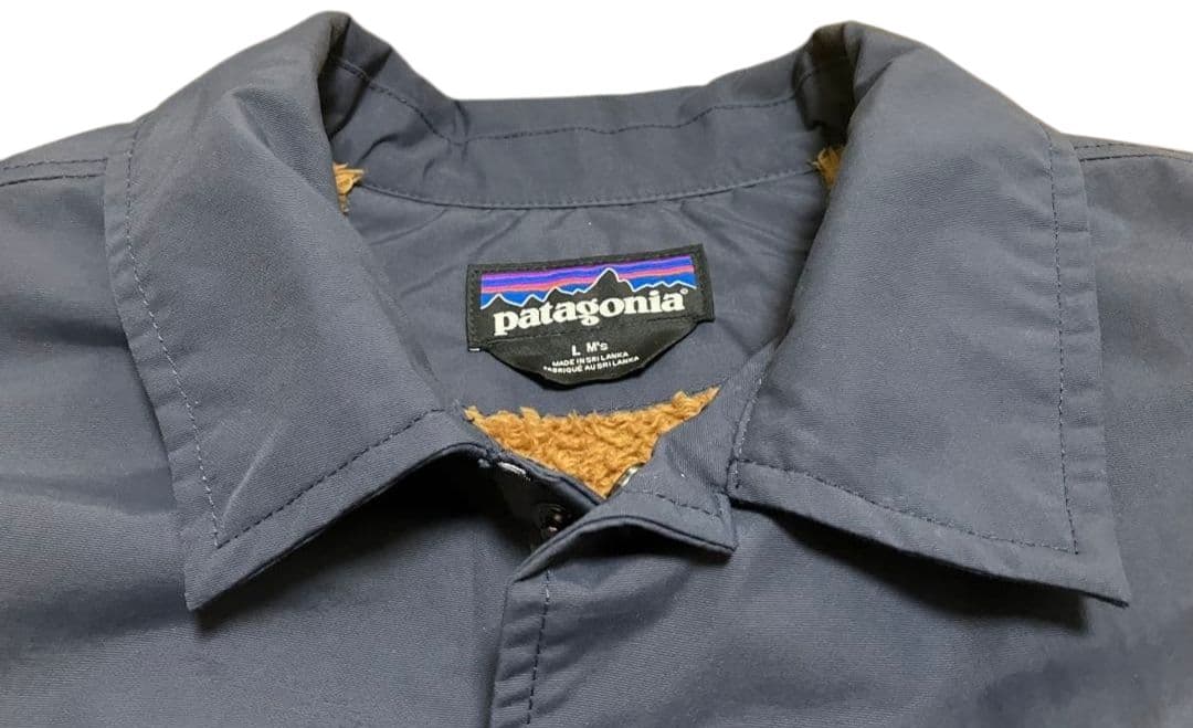 ★美品★　Patagonia ラインド イスマス コーチジャケット　L　ネイビー