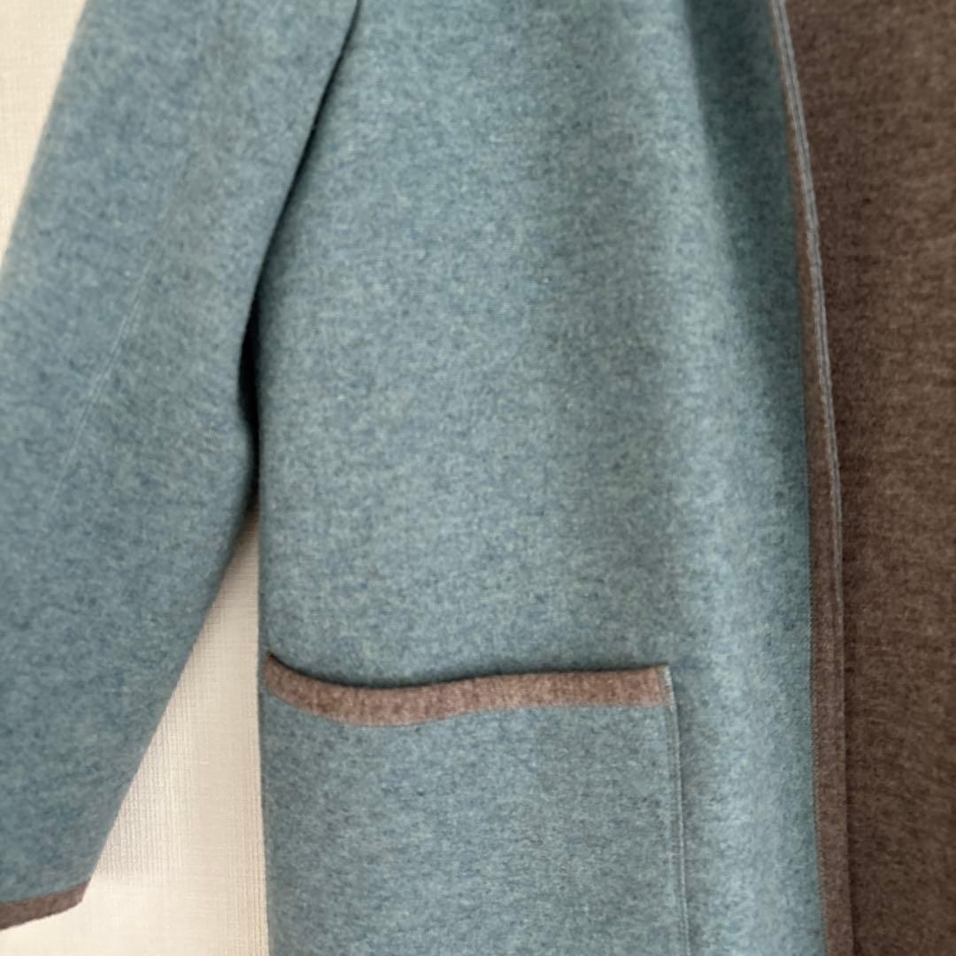 色と形が美しい　工場十貨店　BASIETA リバーシブルコート