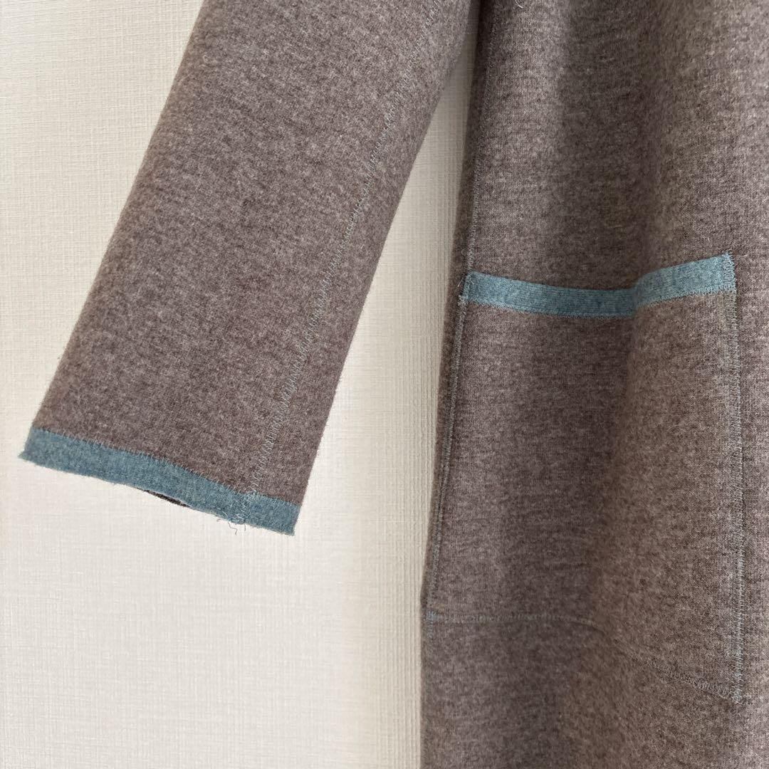 色と形が美しい　工場十貨店　BASIETA リバーシブルコート