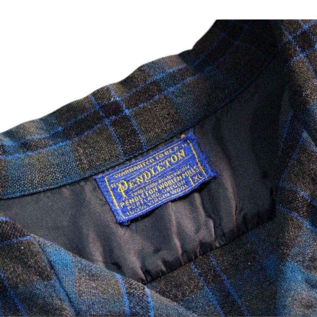 50's PENDLETON ペンドルトン ボードシャツ オンブレ ボロ 襤褸