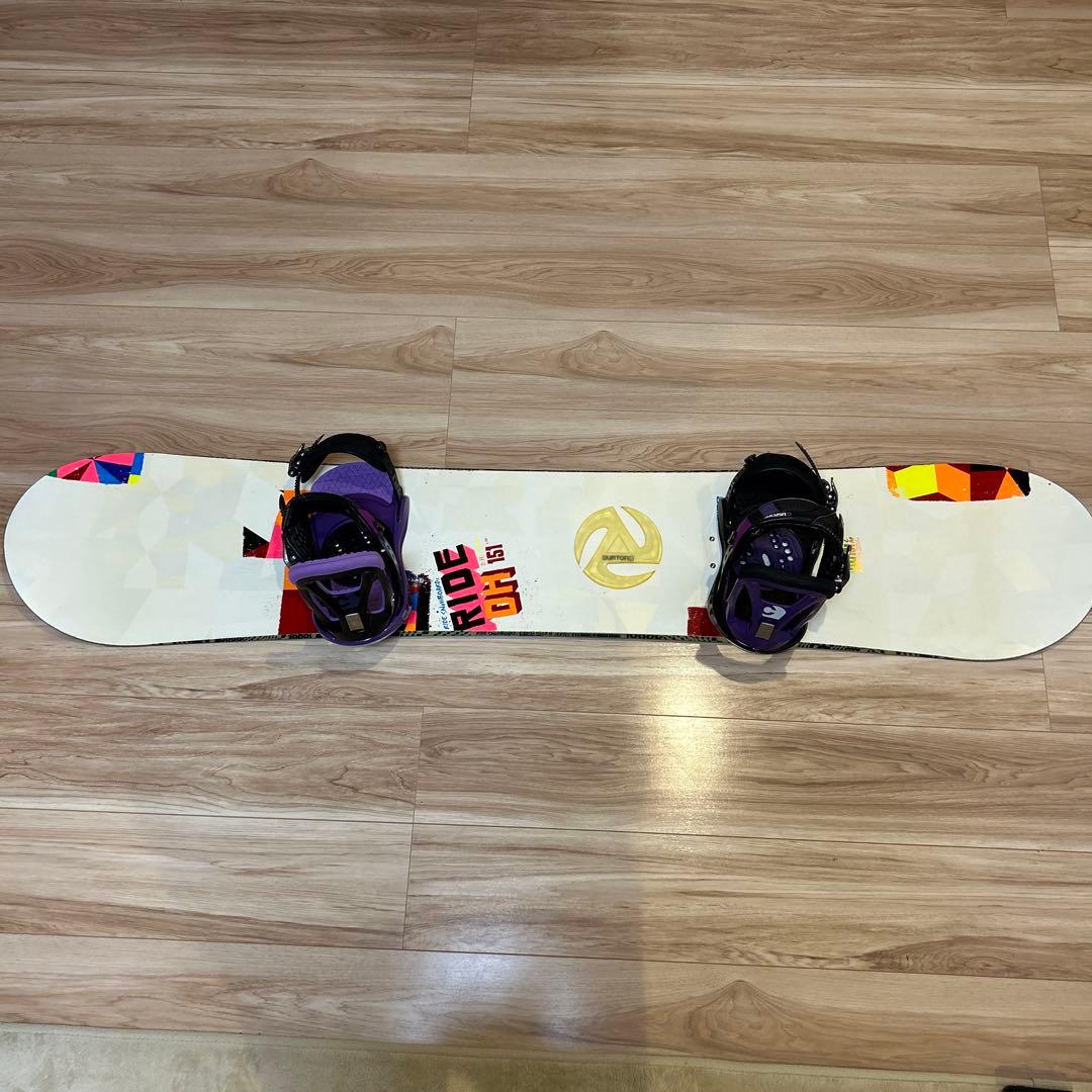 RIDE DH151cm × BURTONビンディングS