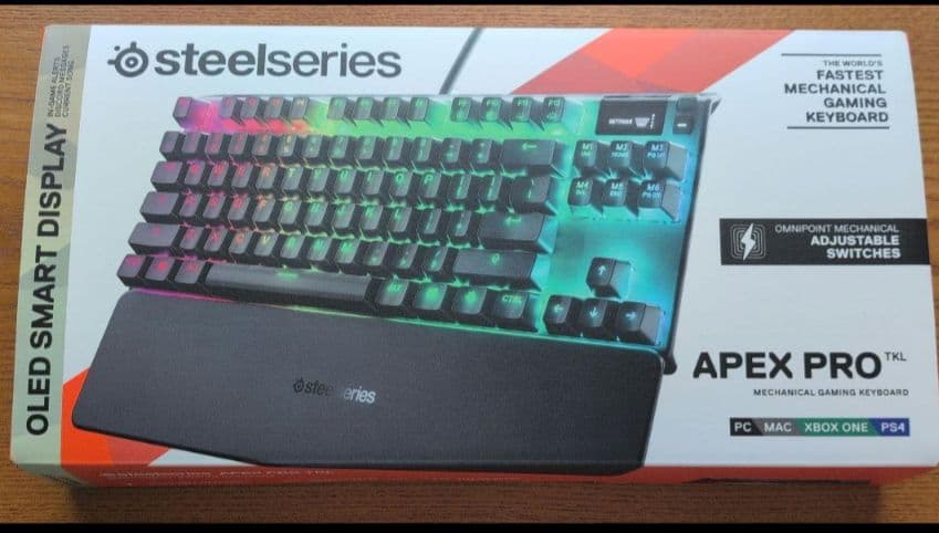 【最終値下げ】SteelSeries Apex Pro メカニカルキーボード