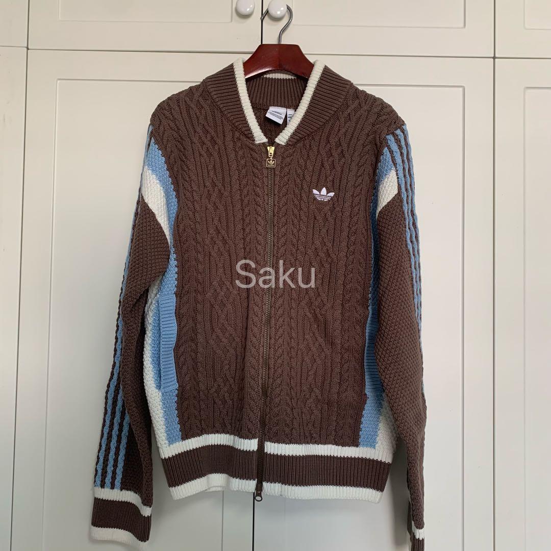アディダス オリジナルス ニット ジャケット M