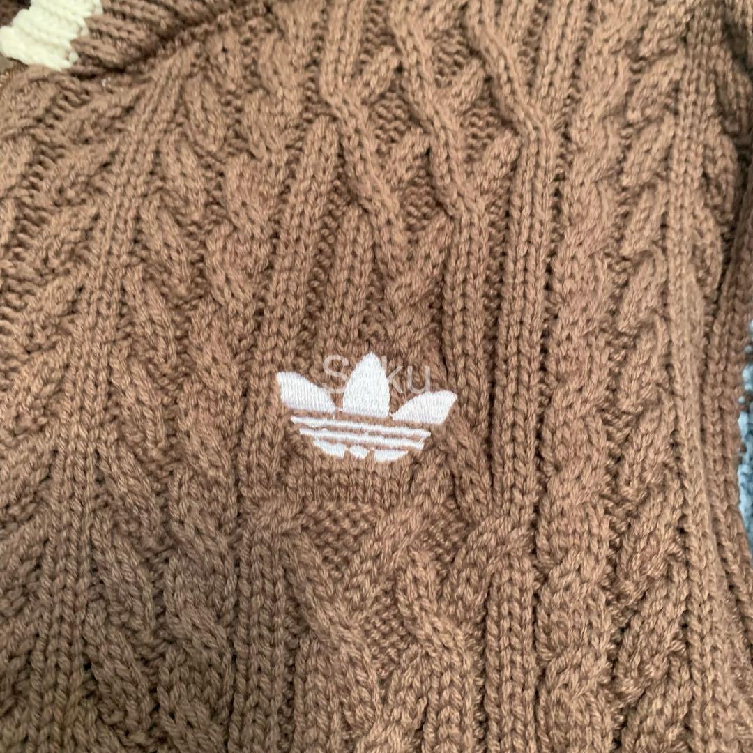 アディダス オリジナルス ニット ジャケット M