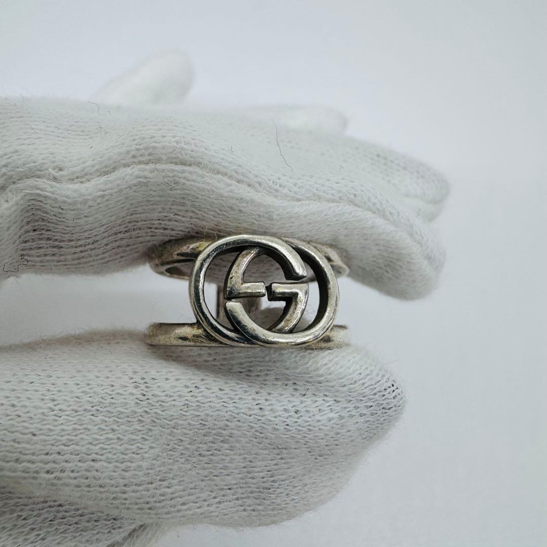 ✨GUCCI✨グッチ✨シルバー925✨インターロッキング✨Gリング✨