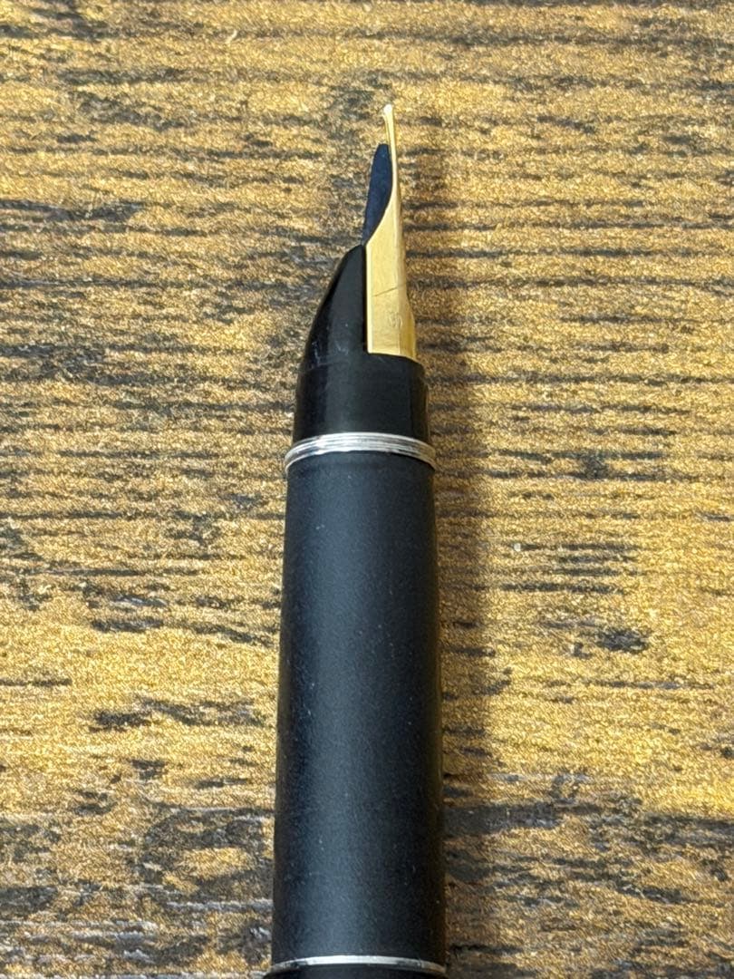 筆記確認＆洗浄済　1973年製　22KAGM 18金　パイロット　万年筆　中字