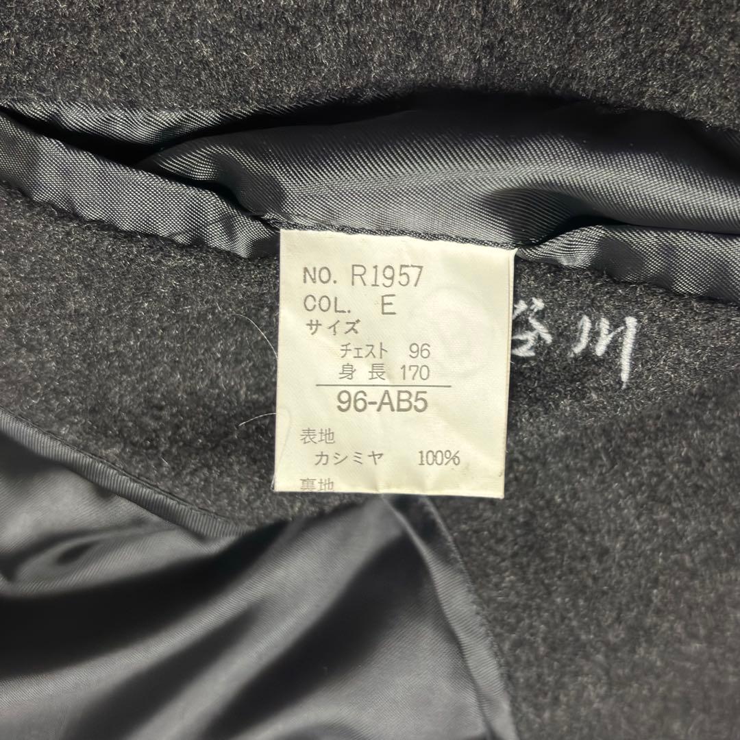 【カシミヤ100%】BALESTRINO バルマカンコート　ネーム刺繍有り