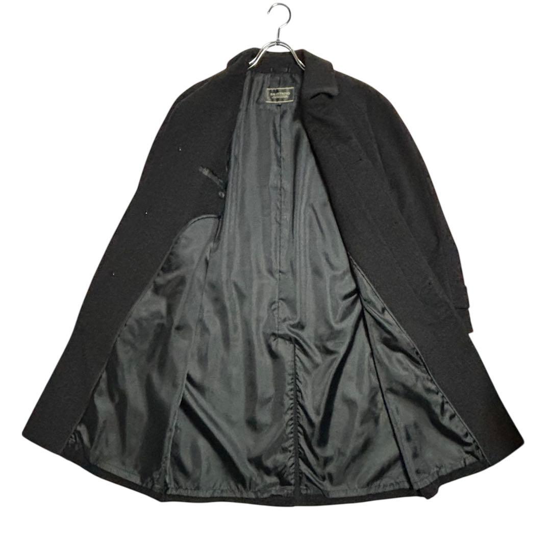 【カシミヤ100%】BALESTRINO バルマカンコート　ネーム刺繍有り