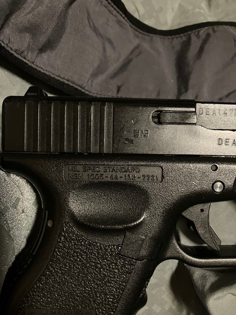 KSC製ガスブローバックハンドガン　グロック26C 刻印カスタム　警視庁