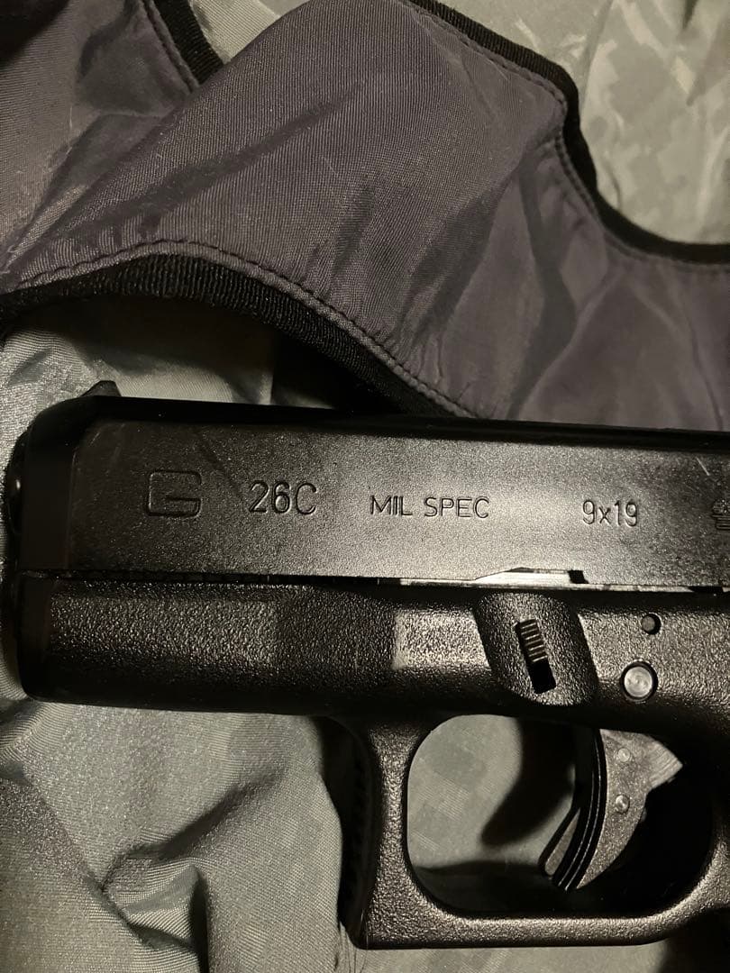 KSC製ガスブローバックハンドガン　グロック26C 刻印カスタム　警視庁