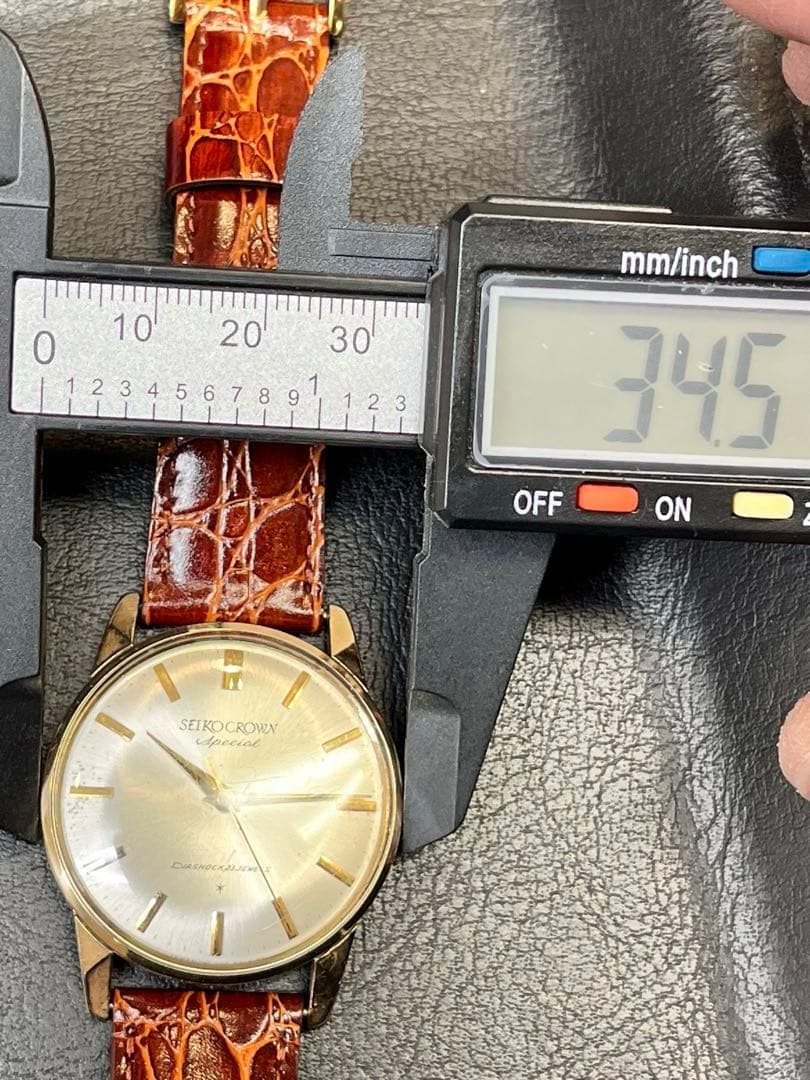 セイコークラウンスペシャル　可動品 1963年7月　14KGF cal341