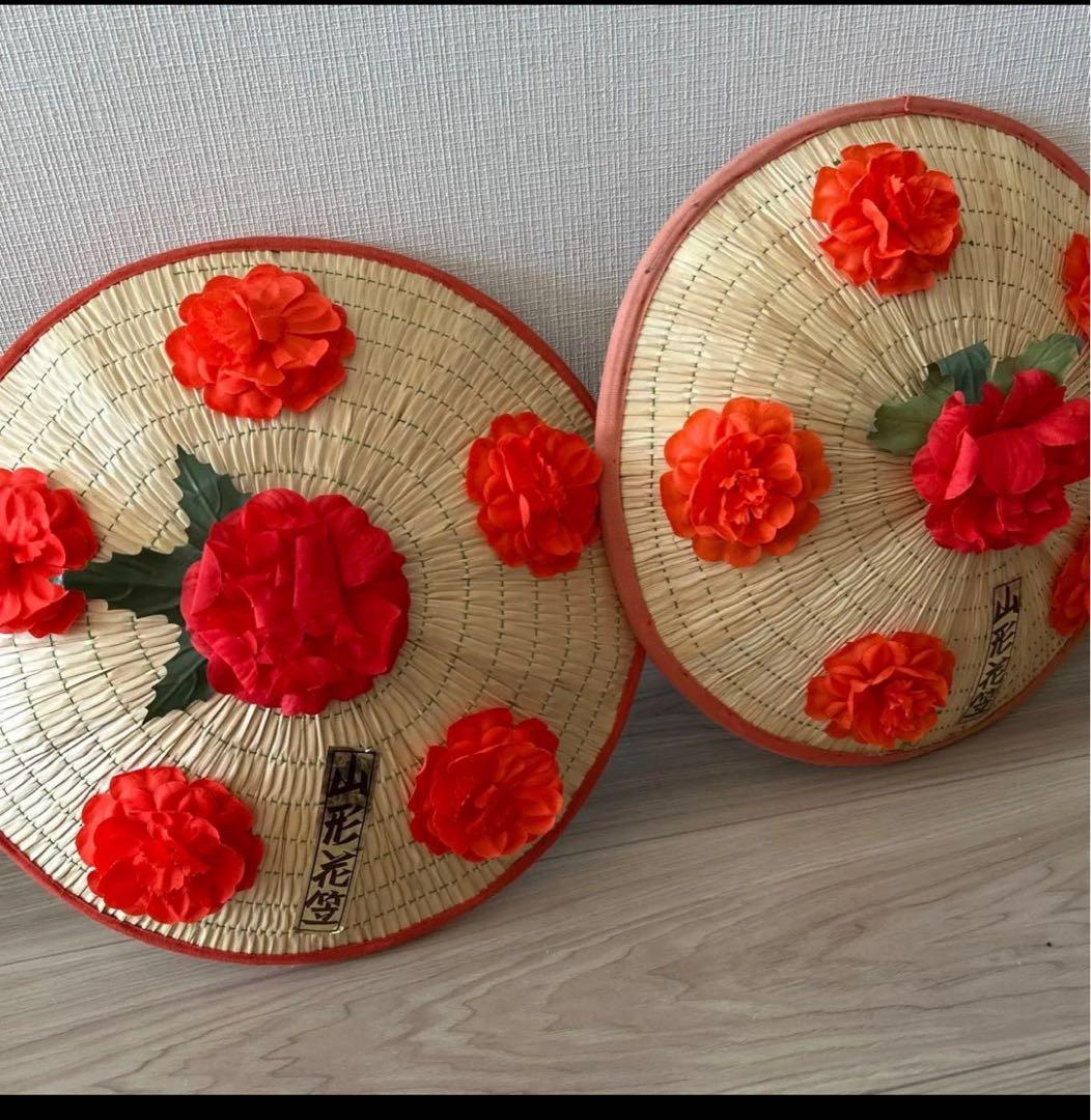 貴重　山形花笠 シール付き２個