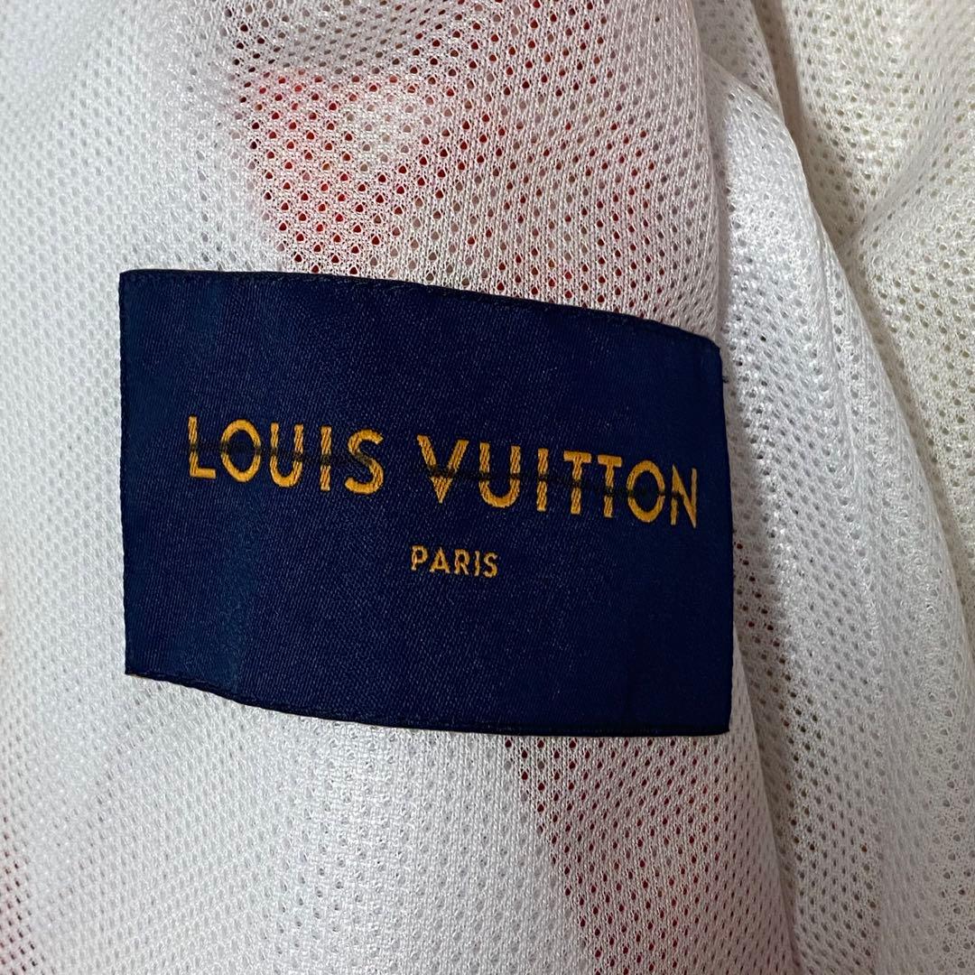 ルイヴィトン 22AW モノグラム バンダナ ブリーチ加工 タイダイ オレンジ