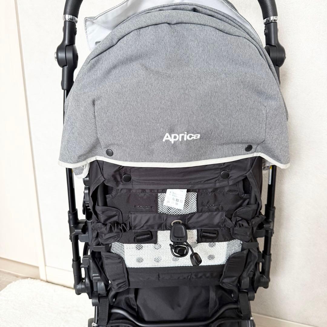 【美品】Apricaベビーカー 両対面式 ハンドルレザー ラクーナビッテSF