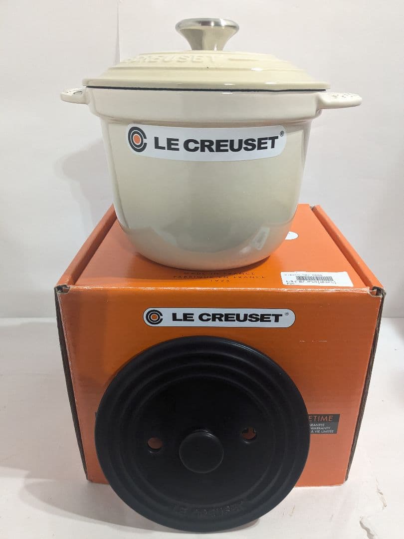 未使用　ルクルーゼ ココット エブリィ 18 ホーロー鍋 2Lデューン　インナー